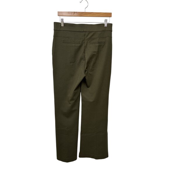 NYDJ Sculpt-Her Womens Lift Tuck Olive Green Trousers M - Picture 2 of 9